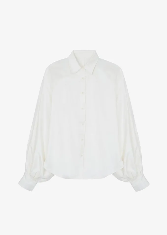 Women The Frankie Shop Tops Sabi Blouse Ivory