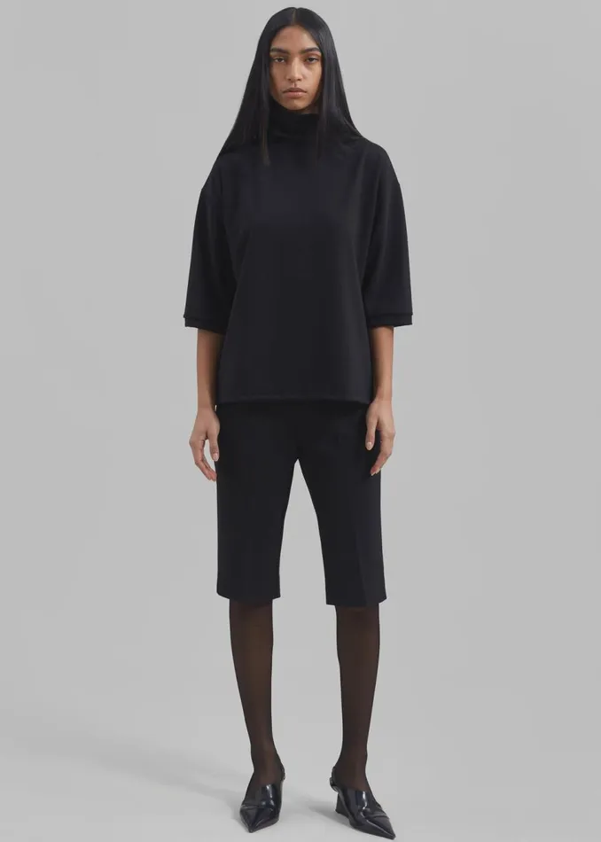 Women The Frankie Shop Tops Shiloh Oversized Top Black