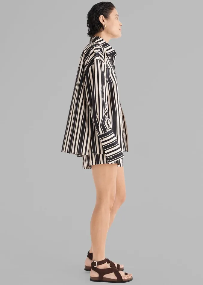 Women The Frankie Shop Tops Solaqua The Amelie Shirt Cinque Stripe