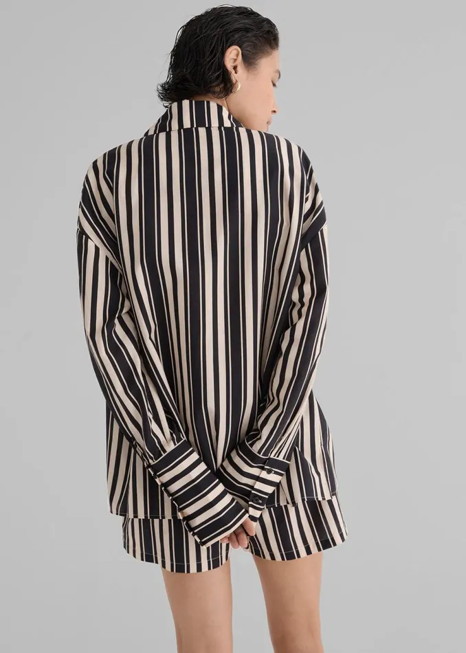 Women The Frankie Shop Tops Solaqua The Amelie Shirt Cinque Stripe