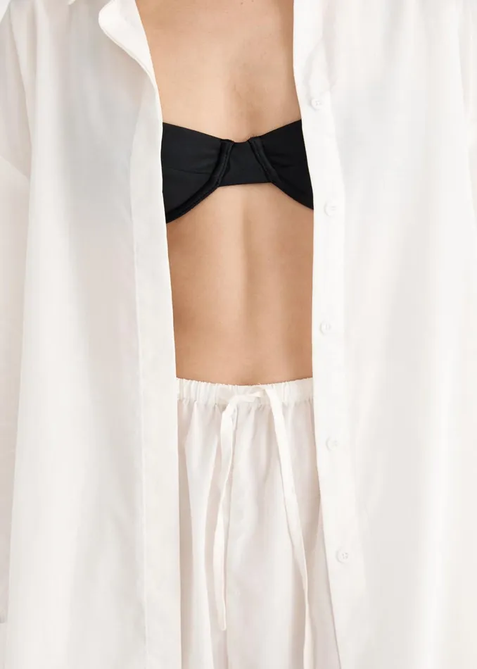 Women The Frankie Shop Tops Solaqua The Amelie Shirt Ivory