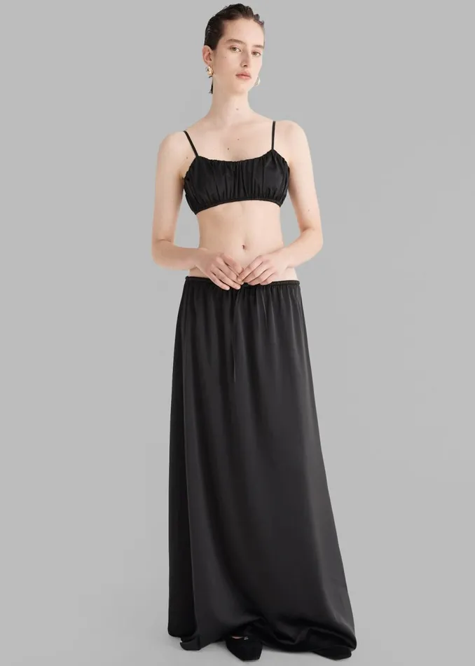 Women The Frankie Shop Tops Solaqua The Juliette Bralette Noir