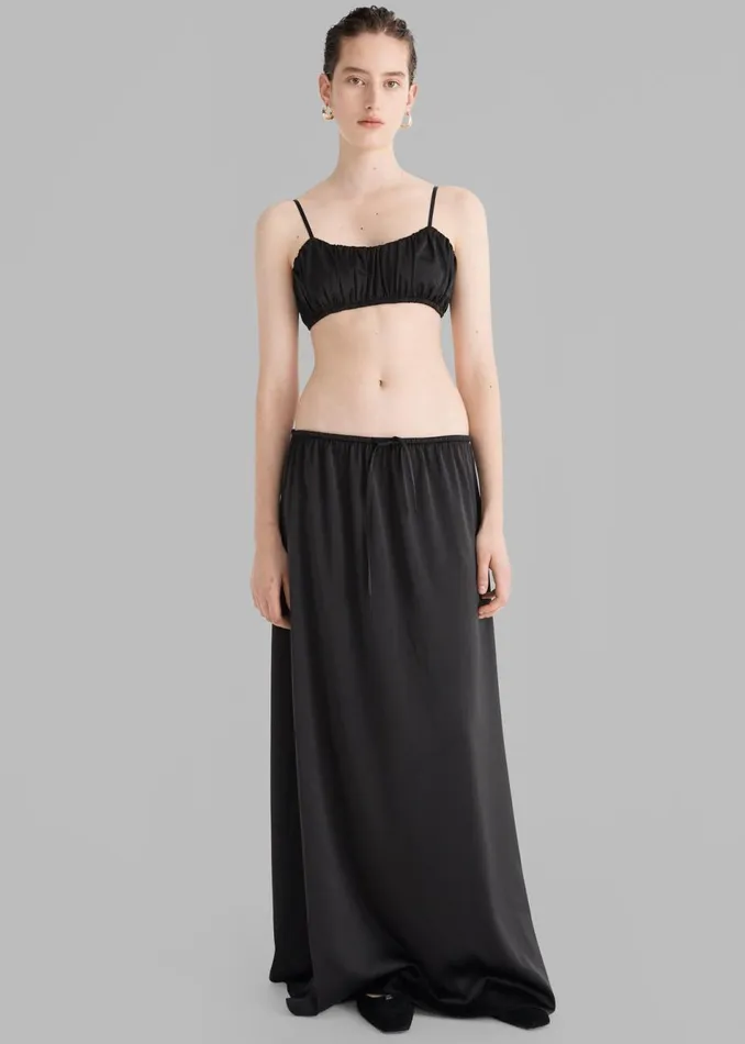 Women The Frankie Shop Tops Solaqua The Juliette Bralette Noir