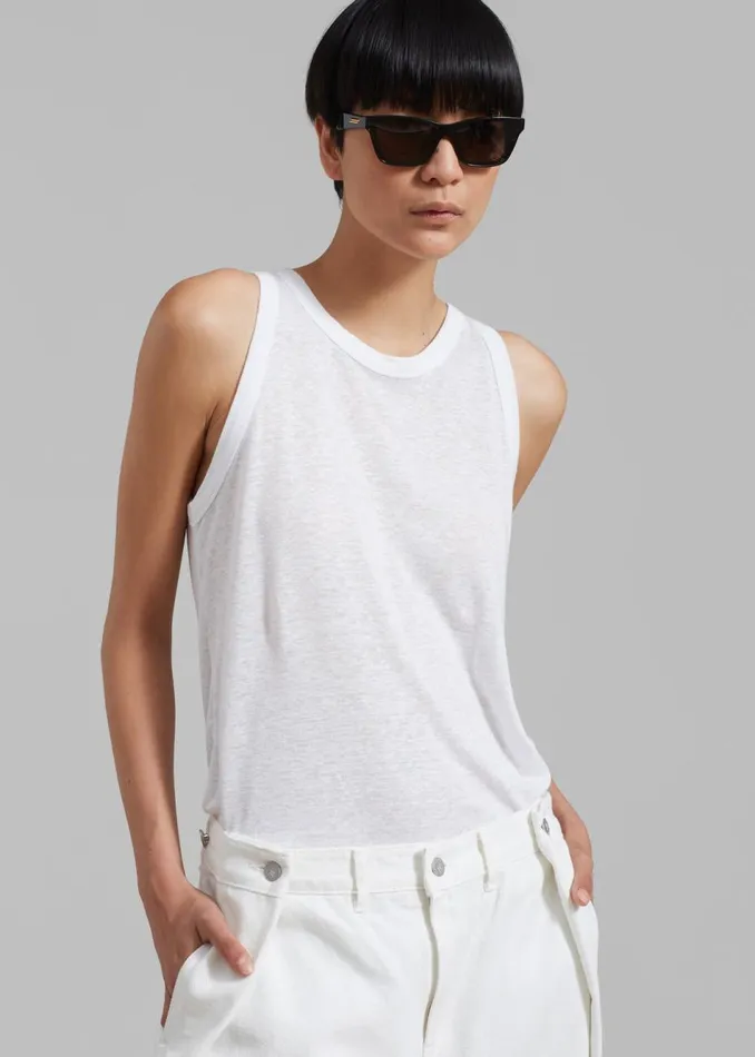 Women The Frankie Shop Tops Taya Tank Top Off White