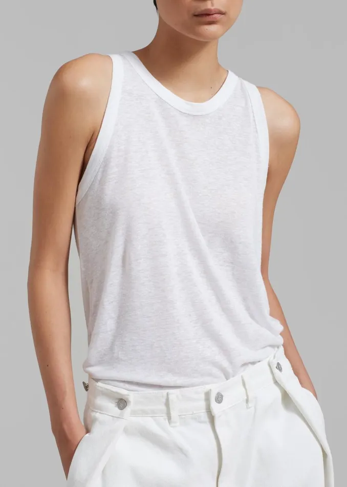 Women The Frankie Shop Tops Taya Tank Top Off White