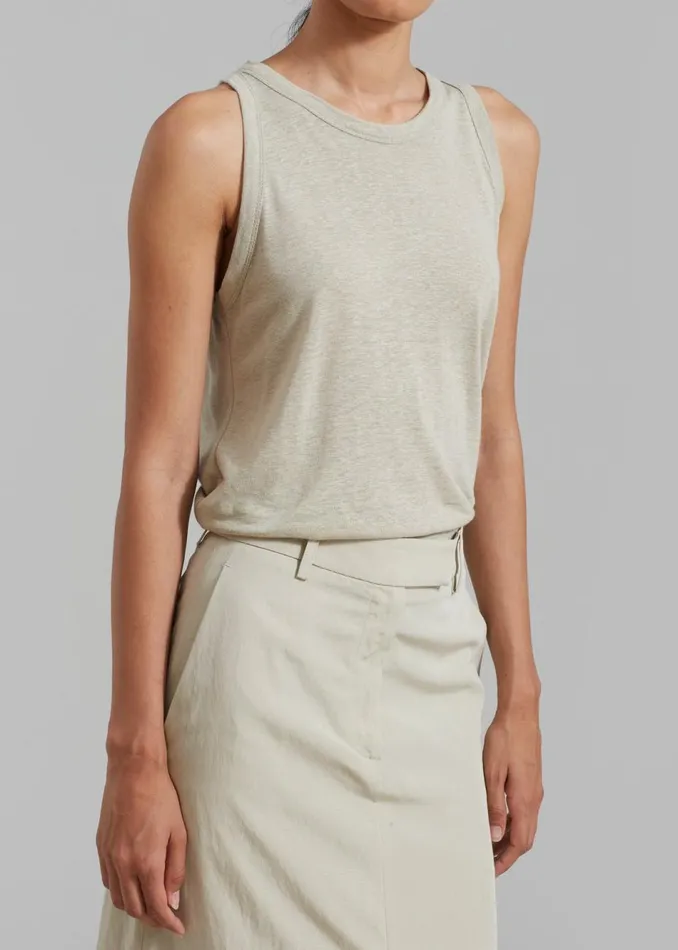 Women The Frankie Shop Tops Taya Tank Top Olive