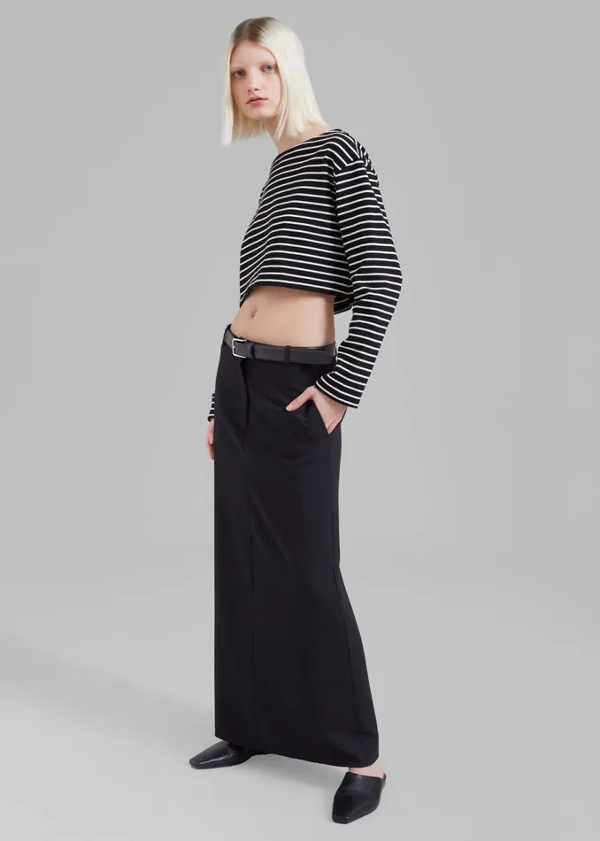 Women The Frankie Shop Tops Tilla Boatneck Top White Stripe