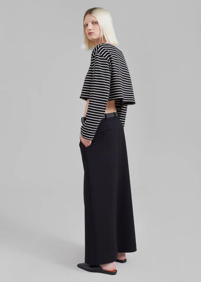 Women The Frankie Shop Tops Tilla Boatneck Top White Stripe