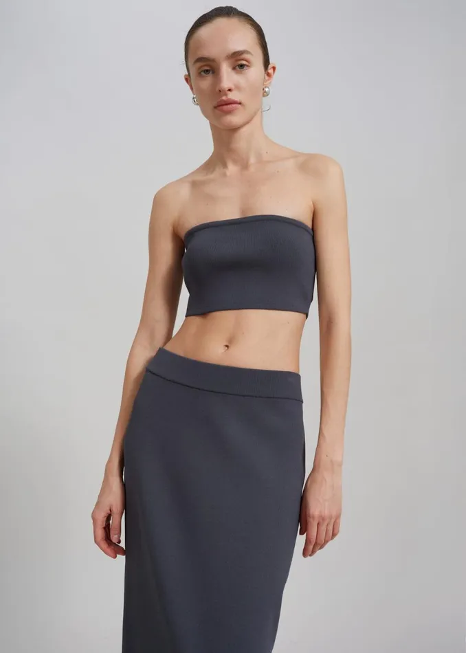 Women The Frankie Shop Tops Winona Knit Bra Grey