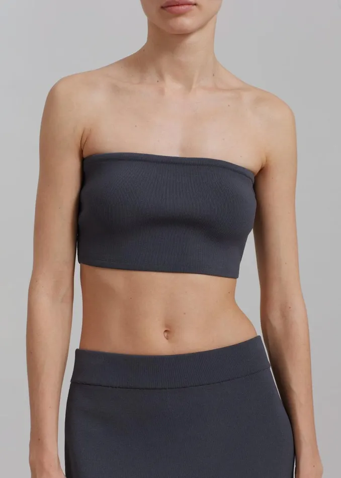 Women The Frankie Shop Tops Winona Knit Bra Grey
