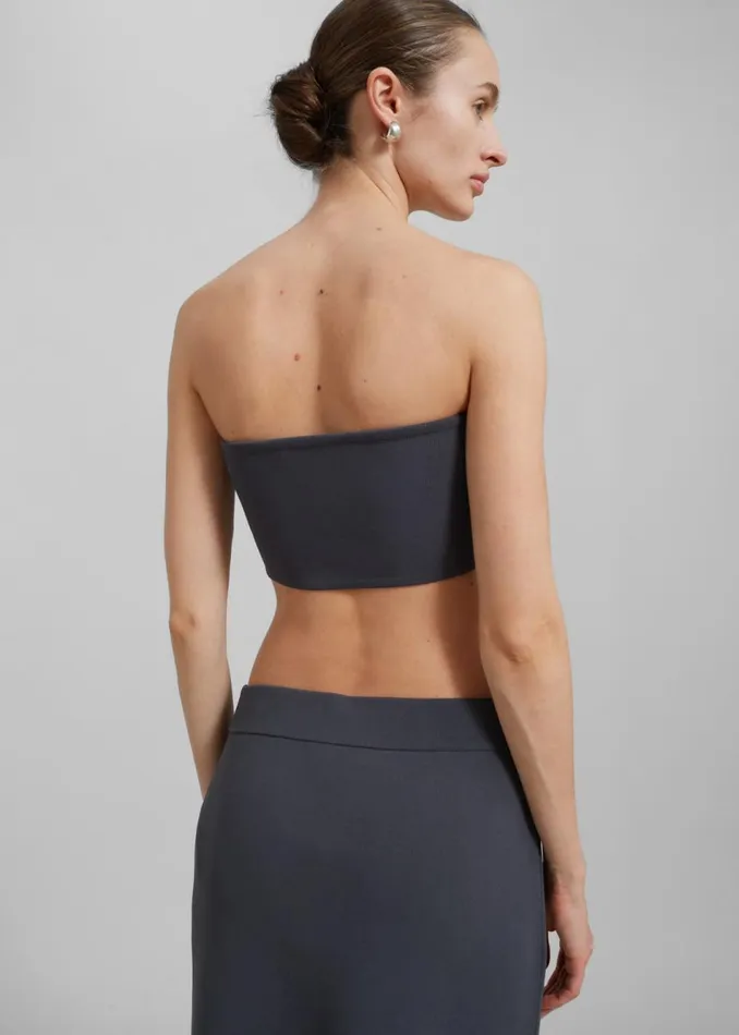 Women The Frankie Shop Tops Winona Knit Bra Grey