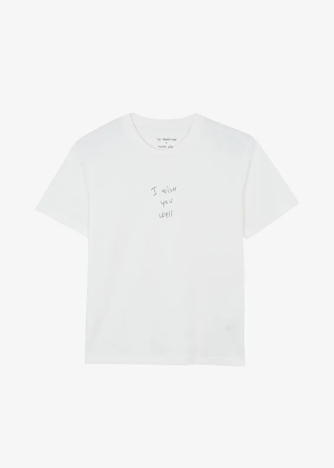 Women The Frankie Shop Tops X Thomas Llu Slope TShirt Off Whiteblack
