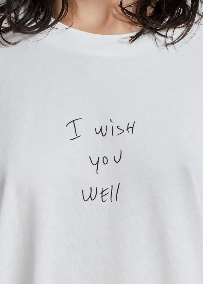 Women The Frankie Shop Tops X Thomas Llu Slope TShirt Off Whiteblack