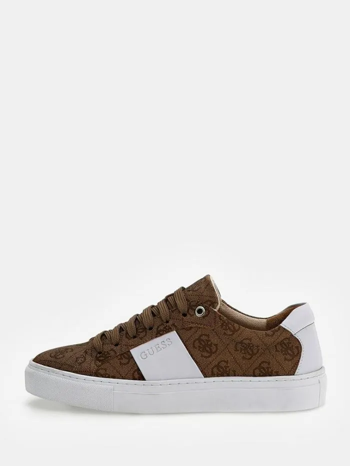 Women Toda 4g Logo Sneaker Brown Multi Guess Sneakers