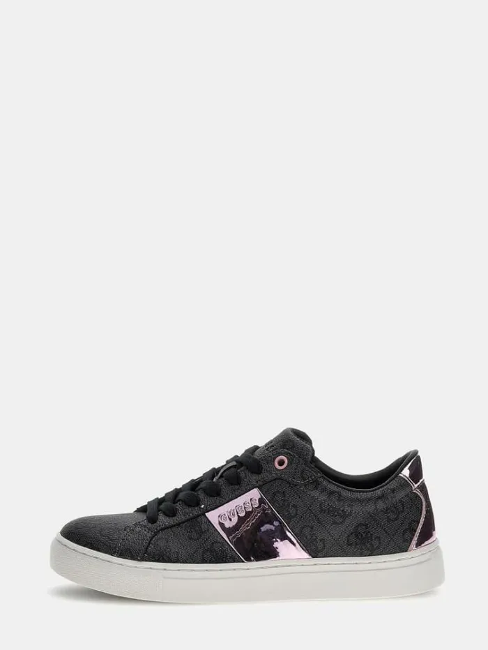 Women Todex 4g Logo Sneakers Black Multi Guess Sneakers