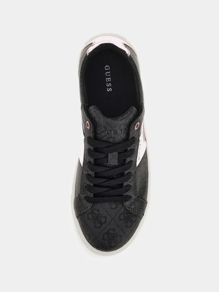 Women Todex 4g Logo Sneakers Black Multi Guess Sneakers