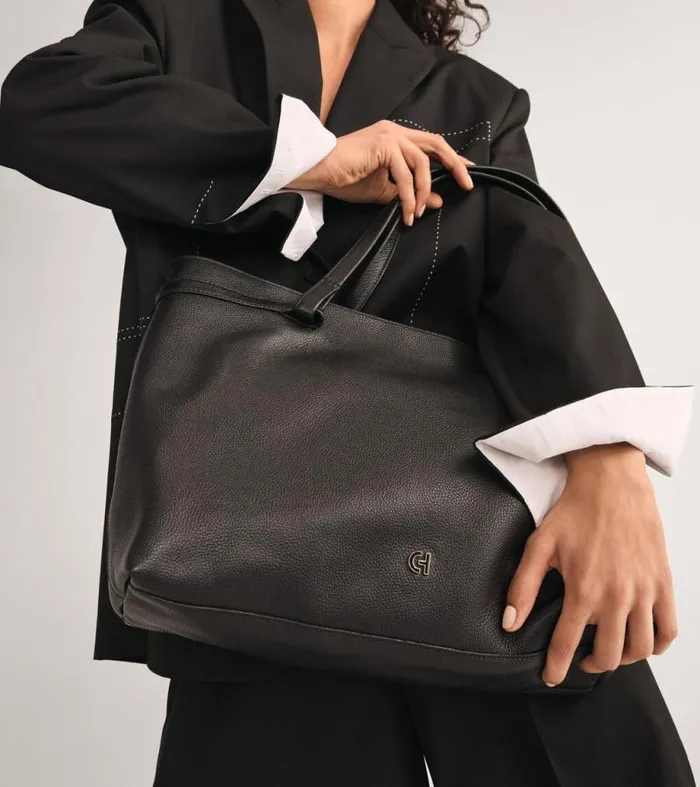 Women Tote Bags Cole Haan Essential Soft Tote Bag Black