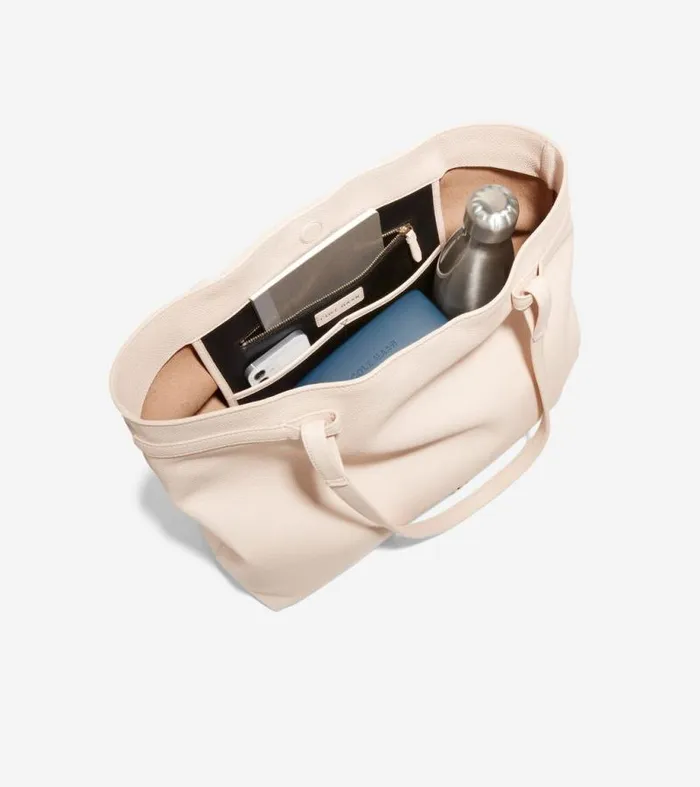 Women Tote Bags Cole Haan Essential Soft Tote Bag Sand Dollar