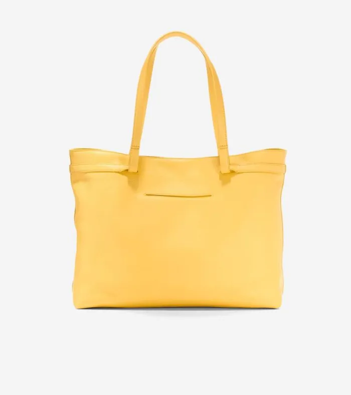 Women Tote Bags Cole Haan Essential Soft Tote Bag Sunset Gold