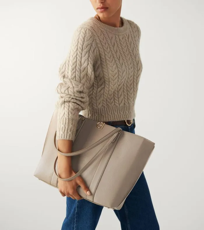 Women Tote Bags Cole Haan Essential Tote Irish Coffee