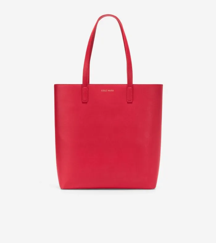Women Tote Bags Cole Haan Go Anywhere Tote Bag Hot Chilli Red