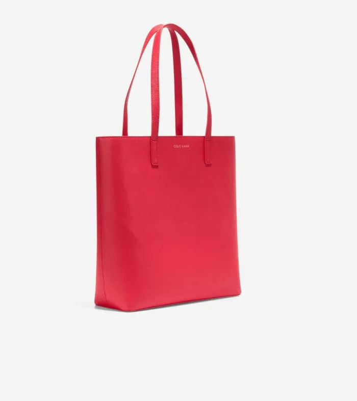 Women Tote Bags Cole Haan Go Anywhere Tote Bag Hot Chilli Red
