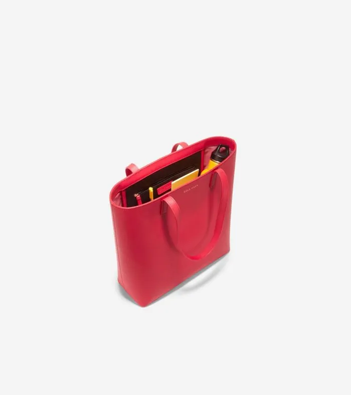 Women Tote Bags Cole Haan Go Anywhere Tote Bag Hot Chilli Red
