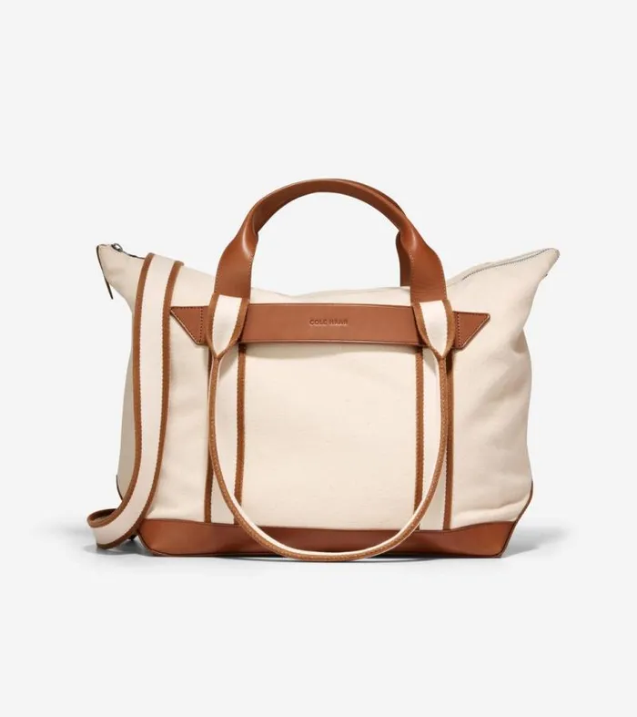 Women Tote Bags Cole Haan Total Tote Natural Tan