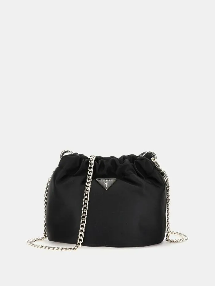 Women Velina Pouch Black Guess Clutches And Evening Bags
