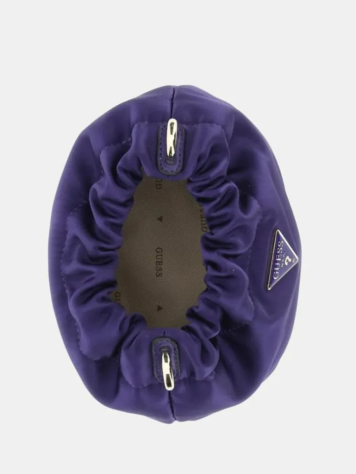 Women Velina Pouch Purple Guess Crossbody Bags