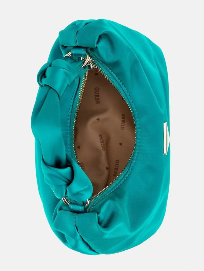 Women Velina Satin Mini Handbag Green Guess Mini Bags