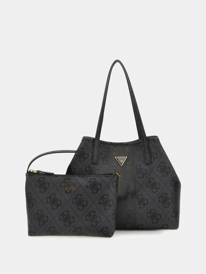Women Vikky 4g Logo Shopper Grey Guess Shoppers