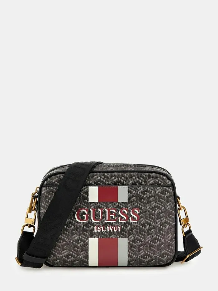 Women Vikky G Cube Logo Crossbody Bag Light Pink Guess Crossbody Bags