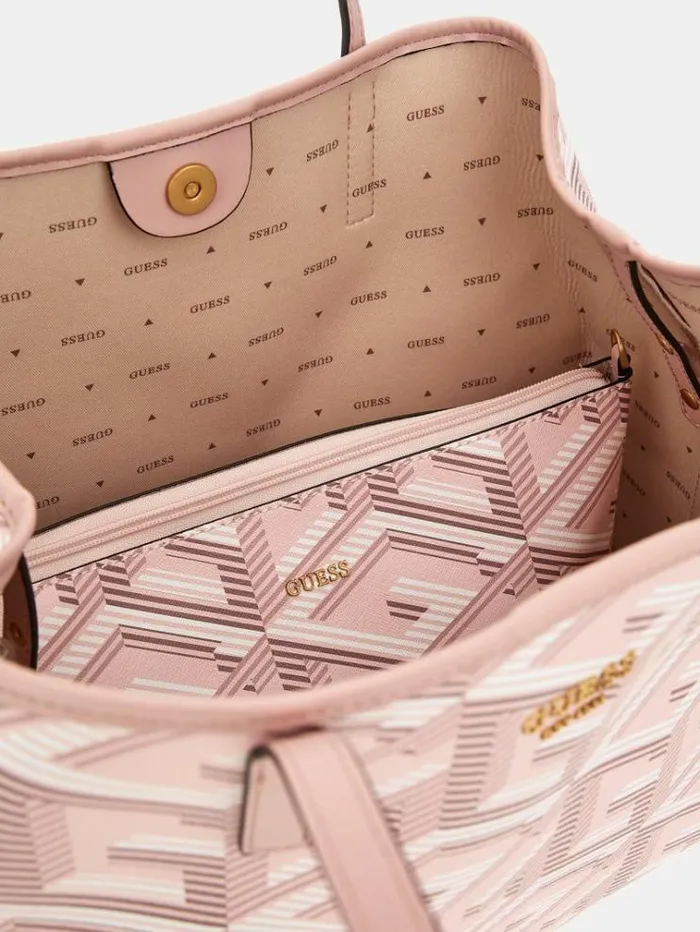 Women Vikky G Cube Logo Shopper Light Pink Guess Shoppers