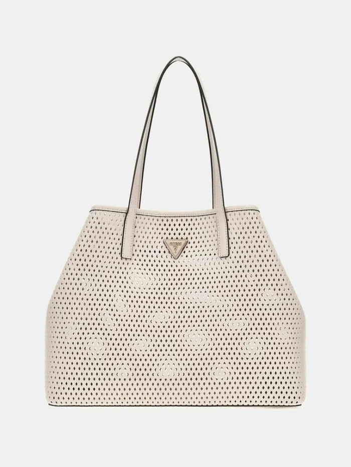 Women Vikky Perforated Shopper Pink Guess Shoppers