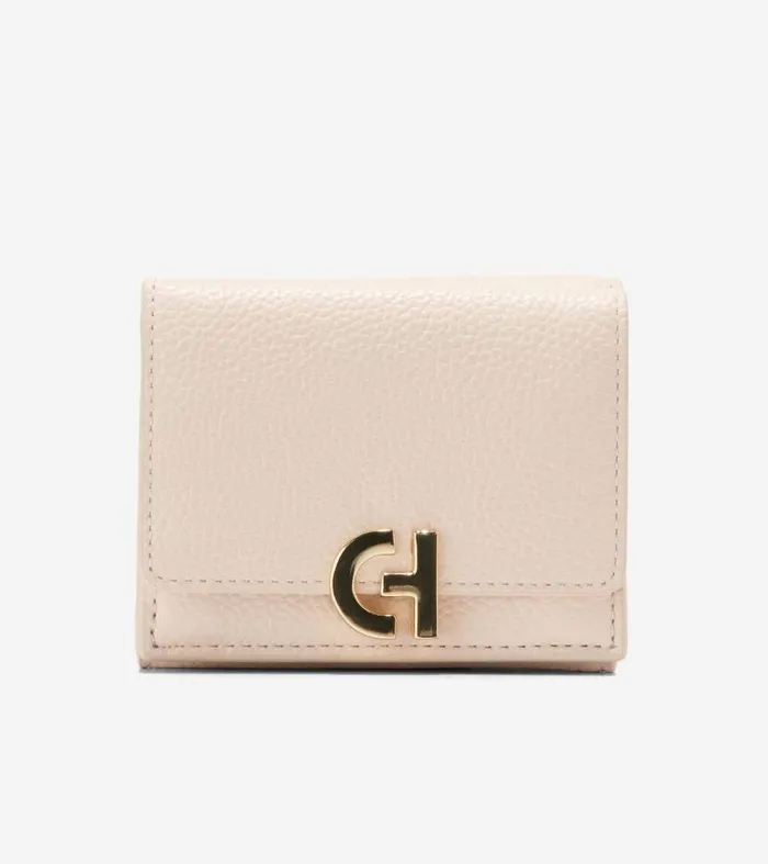 Women Wallets and Wristlets Cole Haan Essential Compact Wallet Sand Dollarivory Women Wallets and Wristlets Cole Haan Essential Compact Wallet Sand Dollarivory