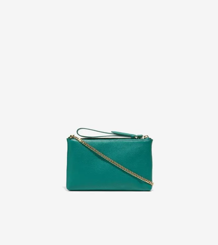 Women Wallets and Wristlets Cole Haan Essential Pouch Green