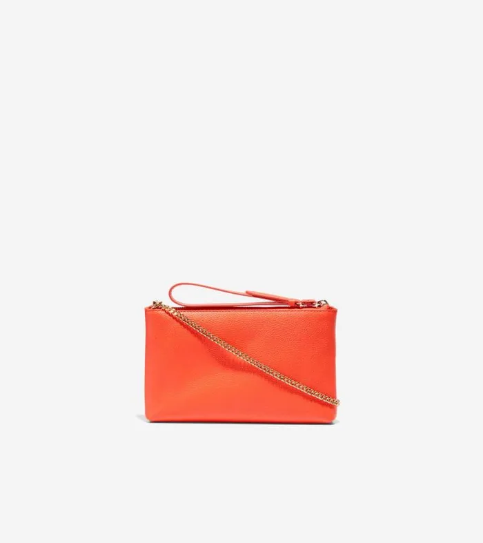 Women Wallets and Wristlets Cole Haan Essential Pouch Nasturtium