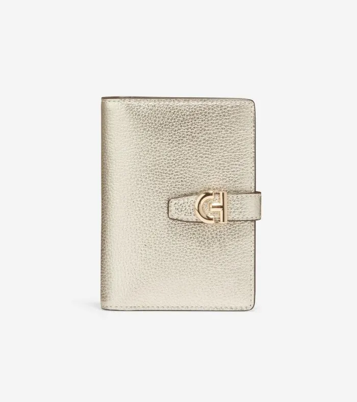 Women Wallets and Wristlets Cole Haan Essential Travel Set Gold