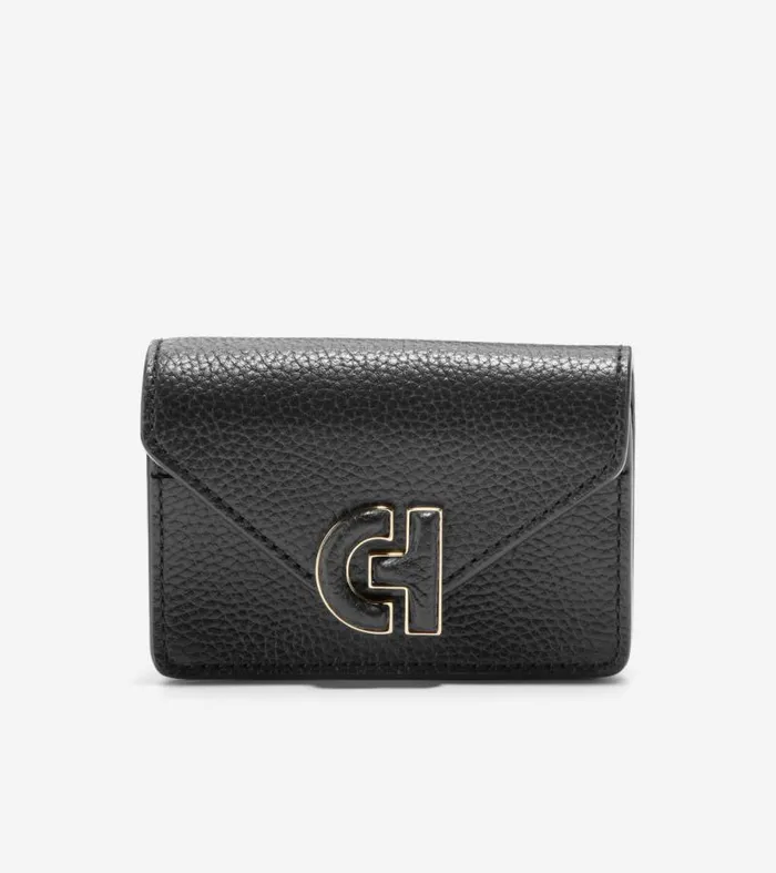 Women Wallets and Wristlets Cole Haan Town Card Case Gift Set Black