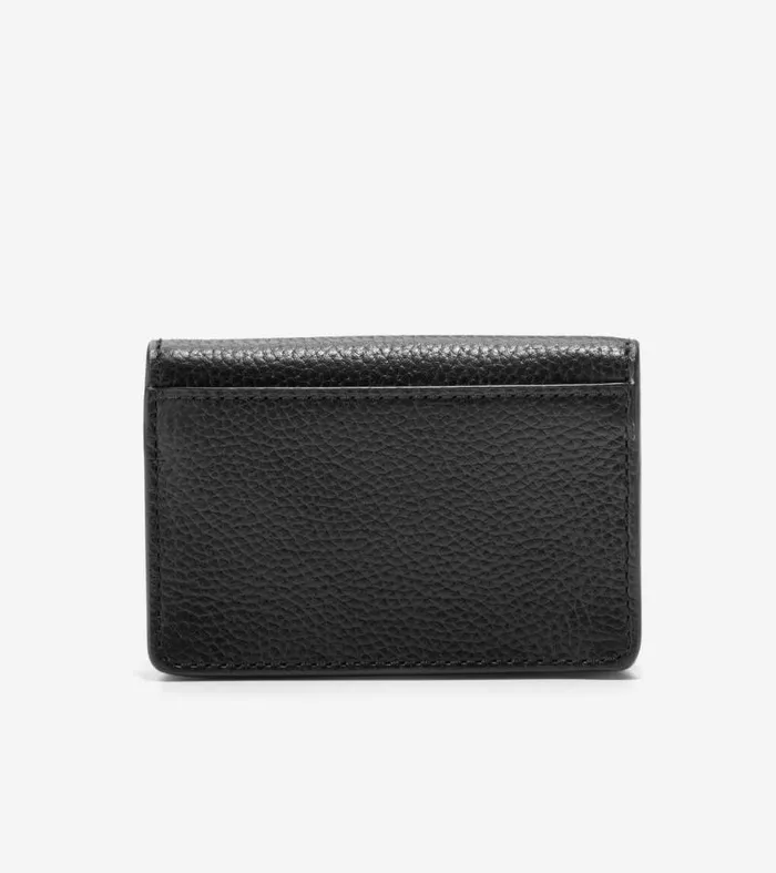 Women Wallets and Wristlets Cole Haan Town Card Case Gift Set Black