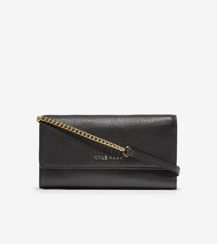 Women Wallets and Wristlets Cole Haan Wallet On A Chain Black