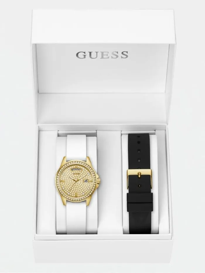 Women Watch Box Set Multi Gold Guess Watches