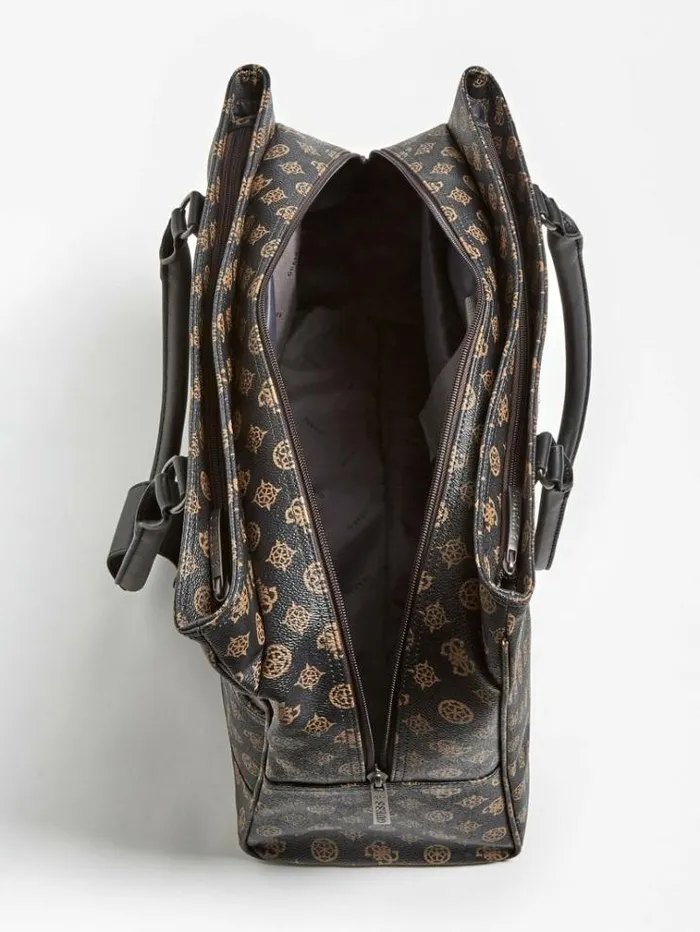 Women Wilder 4g Peony Logo Shopper Brown Multi Guess Shoppers