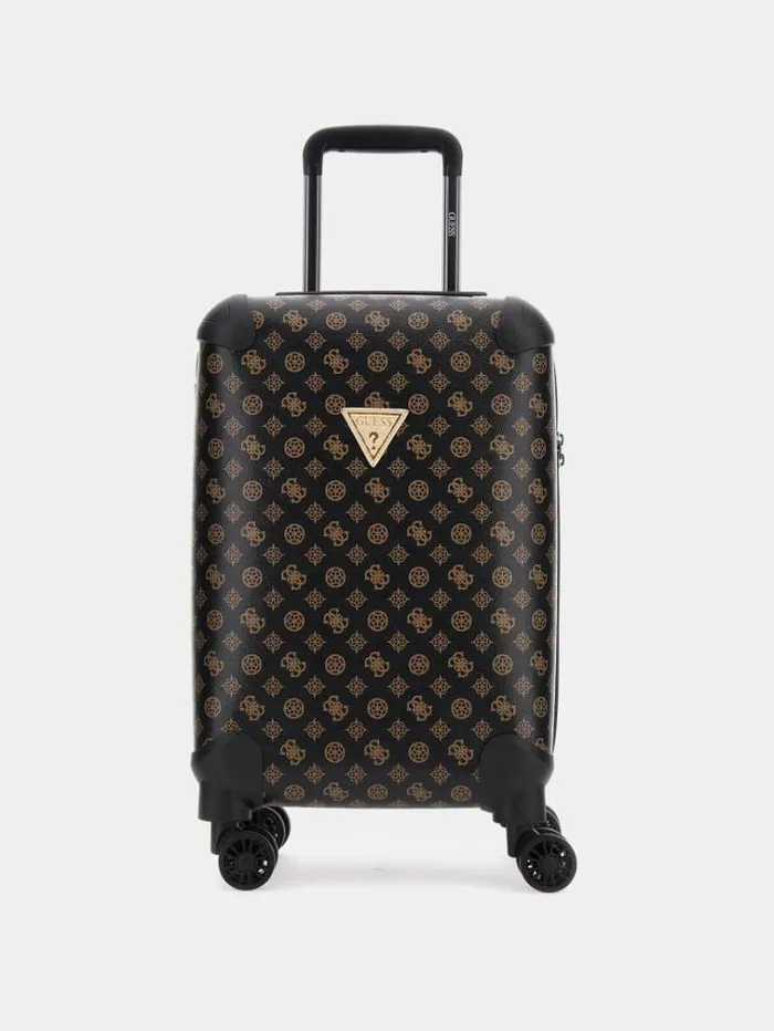Women Wilder 4g Peony Logo Trolley Brown Guess Travel Bags