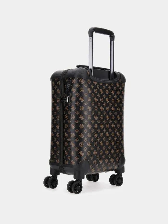 Women Wilder 4g Peony Logo Trolley Brown Guess Travel Bags