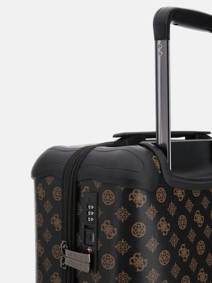Women Wilder 4g Peony Logo Trolley Brown Guess Travel Bags